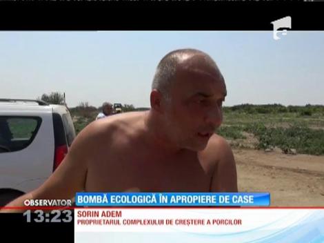 Bombă ecologică în apropierea unor case din județul Brăila