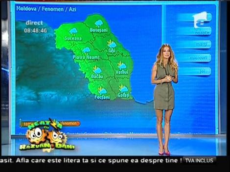 Începutul săptămânii aduce ploi în mai multe regiuni! Vremea cu Flavia Mihăşan!