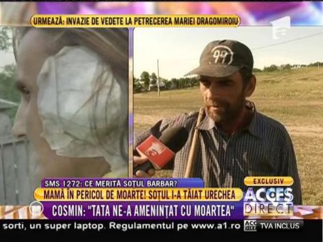 Soţul: "Nu am vrut să-l iau gâtul, am vrut doar să o sperii"