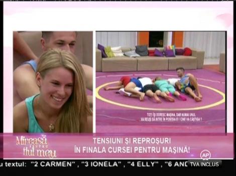 Dănuţ, deranjat de faptul că Elly a stat numai în mijlocul cercului