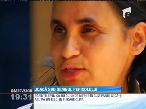 Joaca poate fi un pericol pentru copiii din Capitală