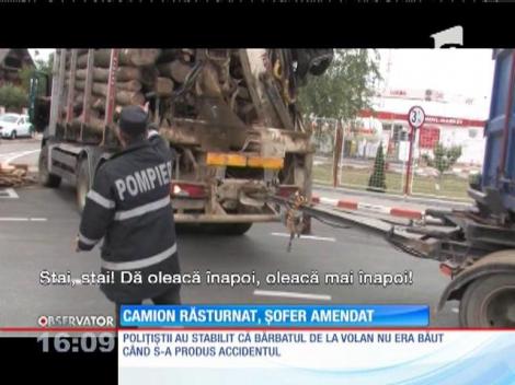 Lemne confiscate după un accident petrecut în Botoşani