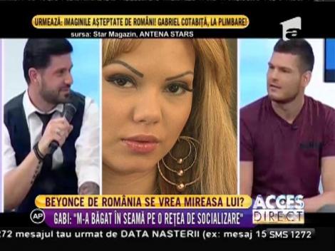 Beyonce de România a pus ochii pe Gabi, fost concurent la "Mireasă pentru fiul meu"