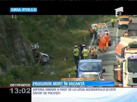 Un prim procuror din Arad a murit într-un grav accident rutier, în Slovenia