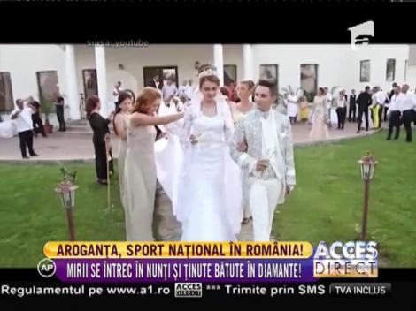 Aroganța a devenit un sport național în România! Imagini fabuloase de la nunțile extravagante!