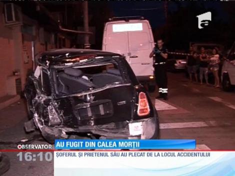 Trei bărbaţi şi un bebeluş, la un pas să fie spulberaţi de o maşină