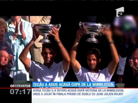 Horia Tecău s-a întors în România după victoria de la Wimbledon