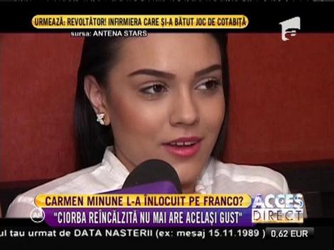 Carmen Minune l-a înlocuit pe Franco, fostul iubit