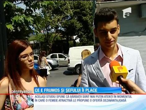 Femeile frumoase obţin mai uşor ce îşi doresc, la serviciu