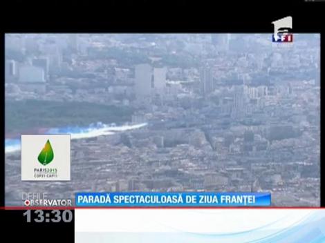 Paradă spectaculoasă de Ziua Națională a Franței