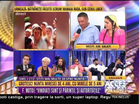 Bulibaşa: "Şi eu m-am logodit la 7 ani"