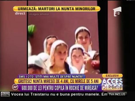 Mireasă la doar patru ani! Părinții au plătit 600.000 pentru fetiță!