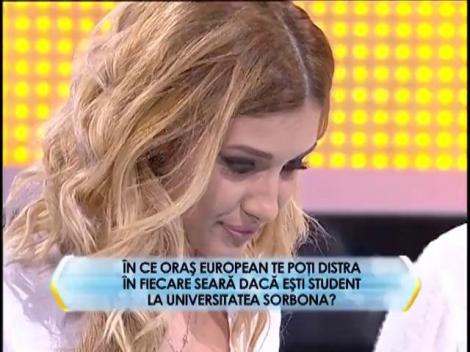 Rândul 1: În ce oraș european te poți distra în fiecare seară dacă ești student la universitatea din Sorbona?