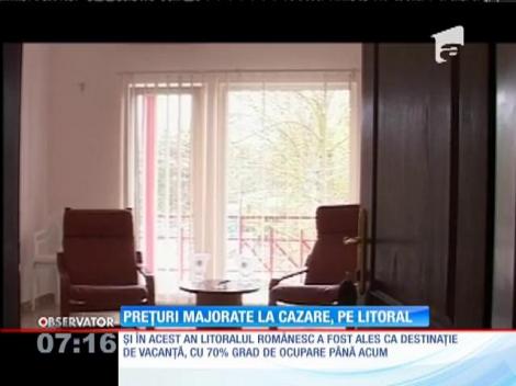 În staţiunea Mamaia, preţul pentru o cameră dublă se măreşte cu 25%