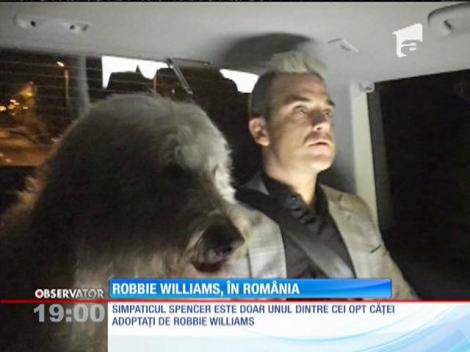 Robbie Williams a ajuns în România!