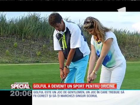 Special! Golful a devenit un sport pentru oricine