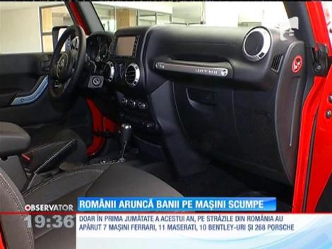 Românii, din ce în ce mai interesați să cumpere maşini scumpe
