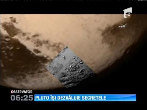 NASA a dat publicităţii noi imagini de pe Pluto