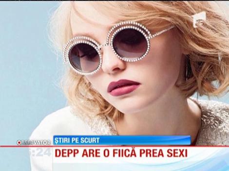 Fiica lui Johnny Depp a pozat provocator, deși are doar 16 ani
