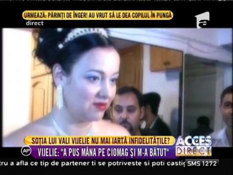 Soția lui Vali Vijelie nu mai iartă infidelitățile manelistului