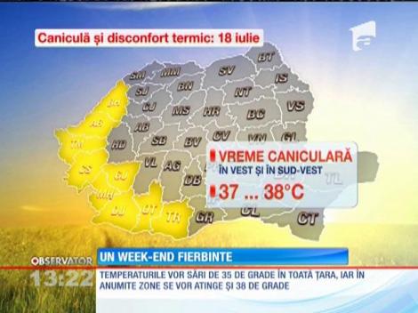Ne așteaptă o vreme caniculară în weekend