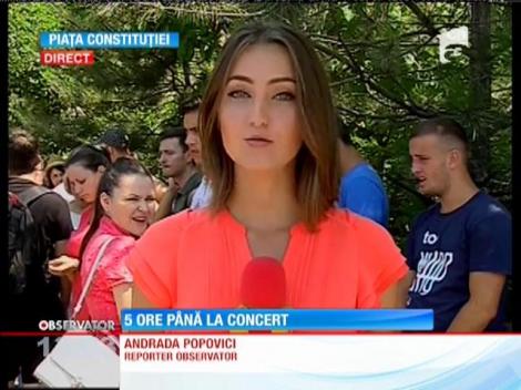 Mai sunt câteva ore până la concertul lui Robbie Williams