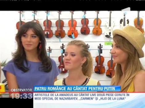 Fetele de la Amadeus au cântat pentru Vladimir Putin
