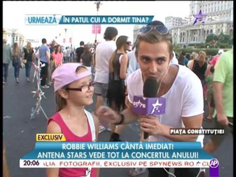 Delia, show incendiar în deschiderea concertului Robbie Williams!