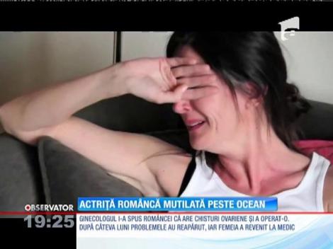 O actriţă de origine română cere despăgubiri de 50 milioane de dolari de la un medic ginecolog din SUA