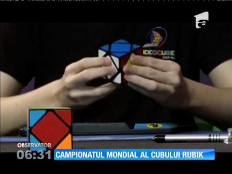 Campionatul mondial al cubului Rubik se desfăşoară în Brazilia!