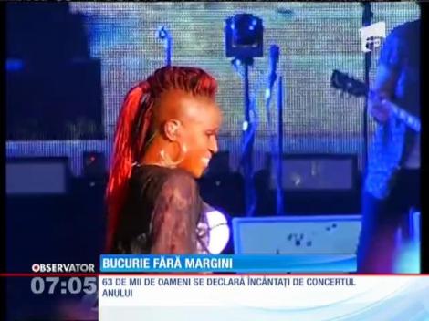 Românii au rămas impresionaţi după concertul lui Robbie Williams