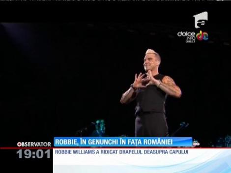 Robbie Williams a cântat alături de tatăl lui pe scenă