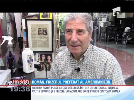 Românul Valentin Gogu, unul dintre cei mai căutaţi frizeri din New York