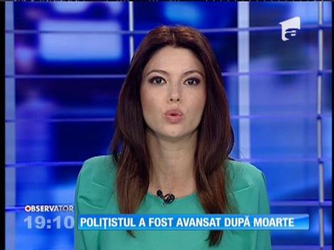 Poliţistul, rănit grav într-o explozie în Maramureş, condus pe ultimul drum