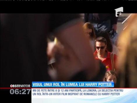 Visul unui rol în lumea lui Harry Potter
