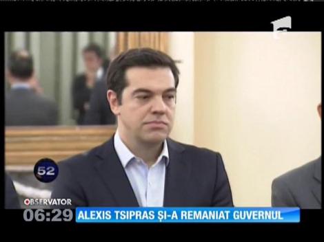 Alexis Tsipras şi-a remaniat Guvernul de la Atena