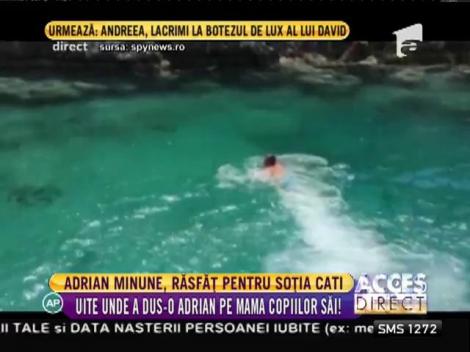 Adrian Minune, răsfăț pentru soția lui, Cati