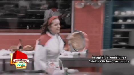 Hahahaaa! Nea Marin a parodiat o fostă concurentă de la "Hell's Kitchen" și i-a aruncat mâncarea la coș: "Îți aduci aminte cum făceai?"