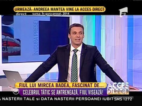 Fiul lui Mircea Badea loveşte din nou! Vlad s-a lăsat imortalizat într-o ipostază de milioane, în timp ce tatăl lui se antrena din greu