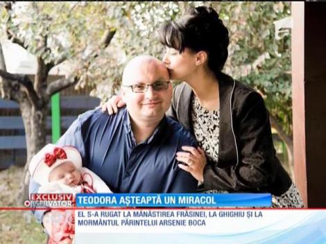 Teodora, fetița infectată cu bacteria E. coli, şi-a mişcat picioarele