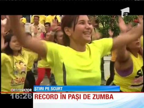 Record în pași de zumba, doborât de filipinezi