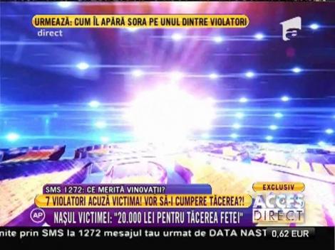 Nașul victimei: "20.000 lei pentru tăcerea fetei"
