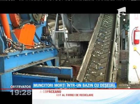 Muncitori morți într-un bazin cu deșeuri