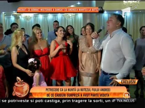 Cadourile surpriză de care a avut parte Andreea Mantea la botezul lui David