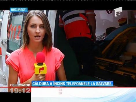Căldura a încins telefoanele la salvare