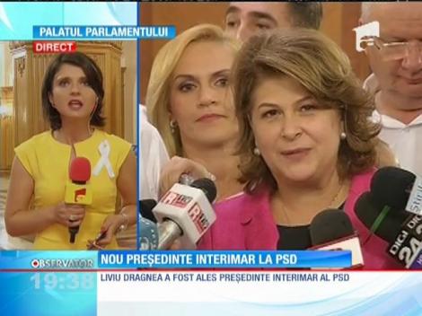 Liviu Dragnea a fost ales preşedinte interimar al PSD
