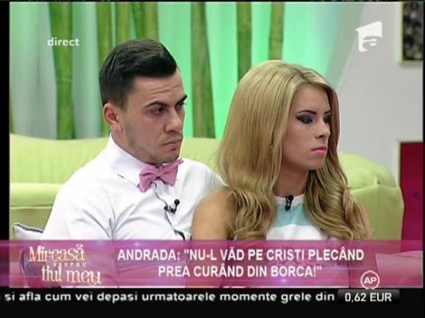 Relaţia dintre Andrada şi Cristi, la final!?  Concurenta se simte sufocată
