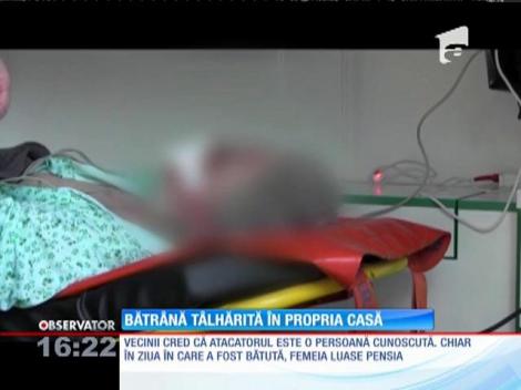 Bătrână tâlhărită în propria casă