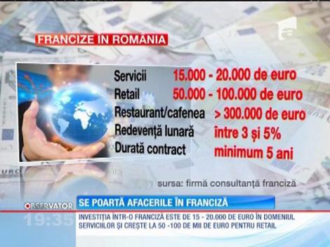 Creştere la nivelul mărcilor româneşti dezvoltate în sistem de franciză