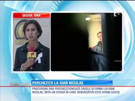 Procurorii DNA îi percheziţionează casele şi firma celui mai bogat român, Ioan Niculae